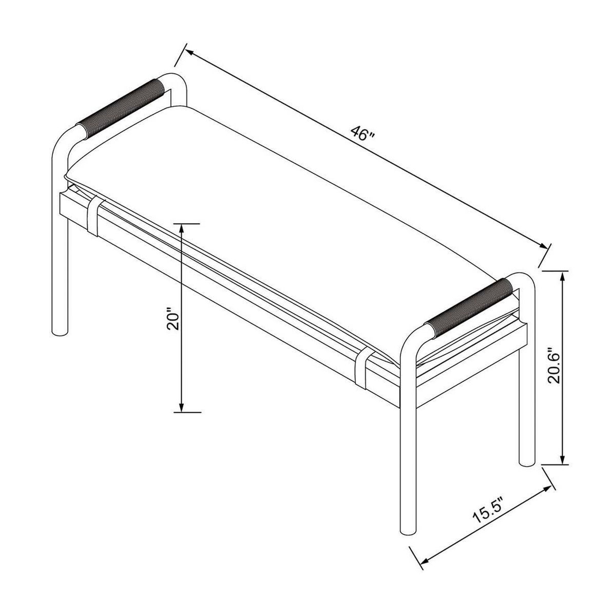 Ventura Bench Natural- Threshold designed with Studio Mcgee online